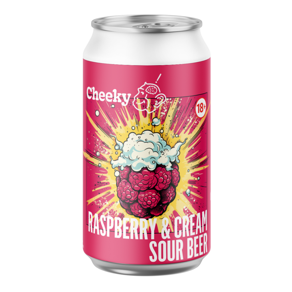 Cheeky Monkey Raspberry and Cream Sour – Cheeky Monkey Brewing Co
