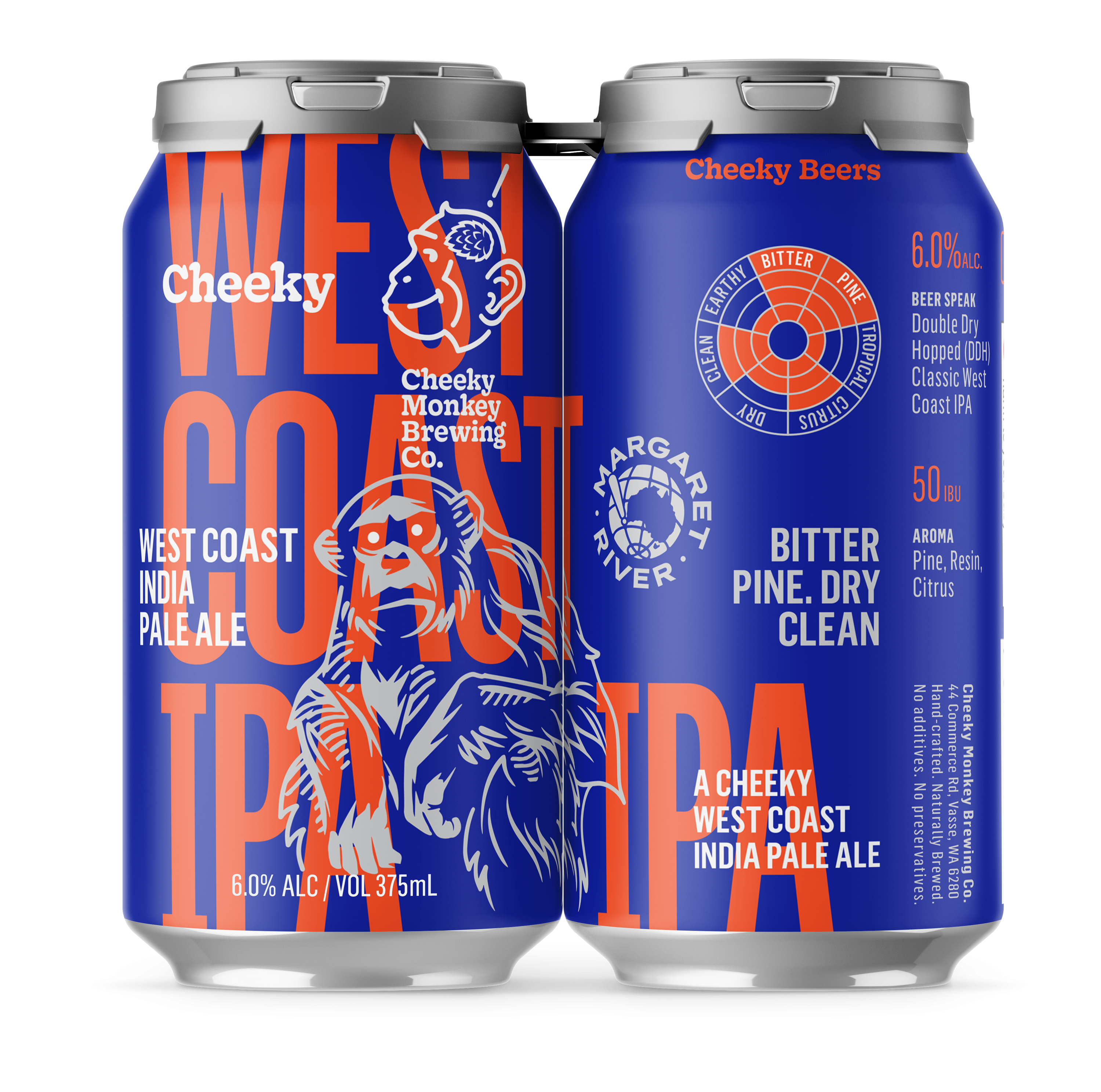 Cheeky Monkey West Coast IPA - Pack (4) image