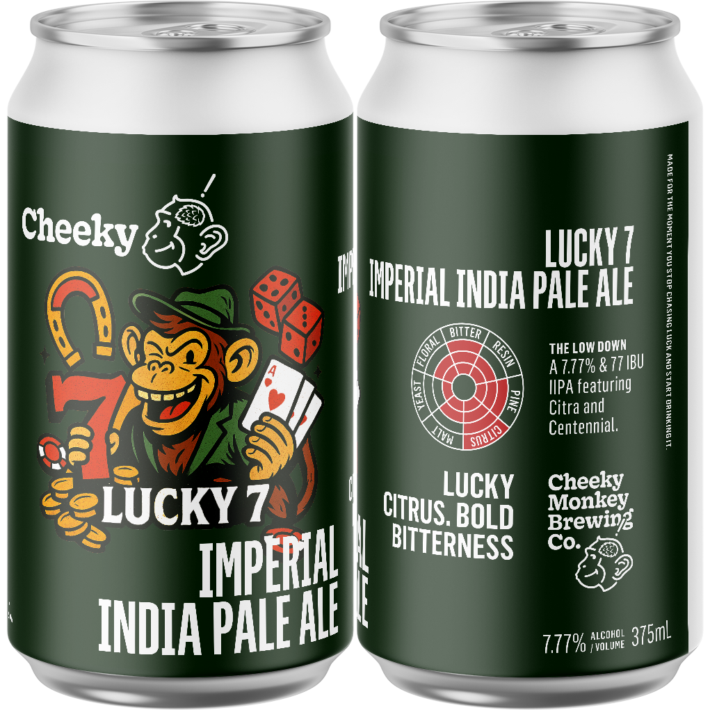 Cheeky Monkey Lucky 7 Imperial IPA image 0