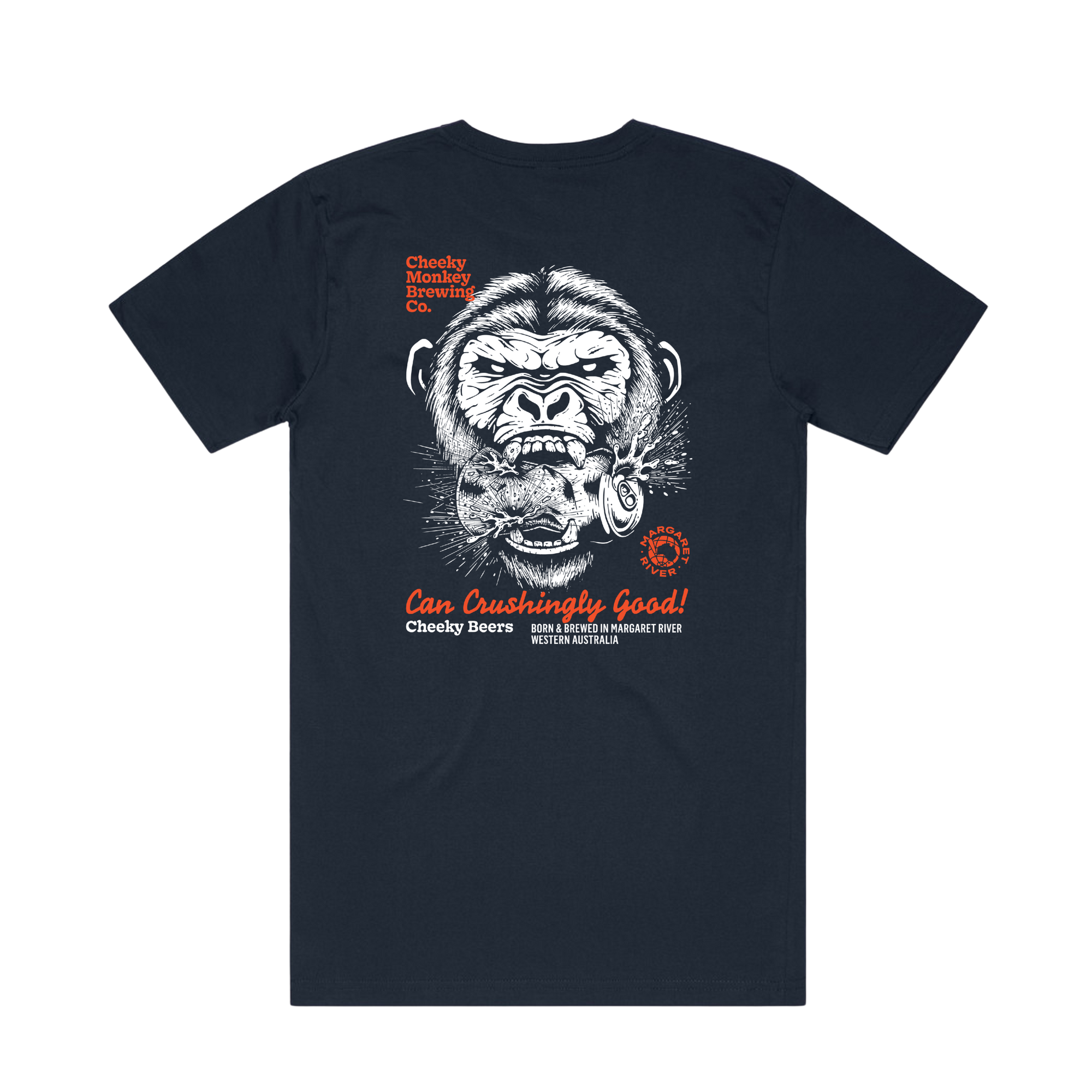 Cheeky Monkey Can Crusher T-Shirt