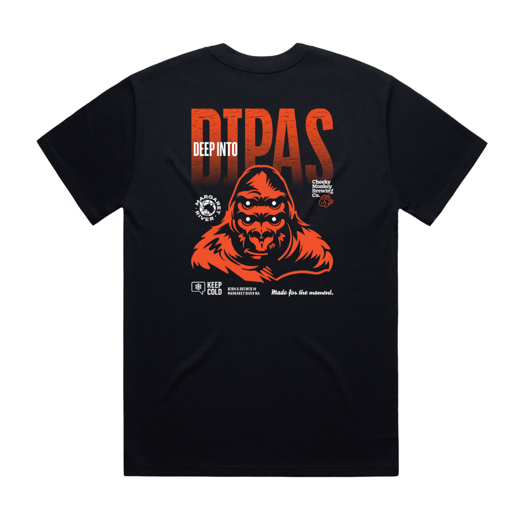 Cheeky Monkey Deep Into Dipas Tee