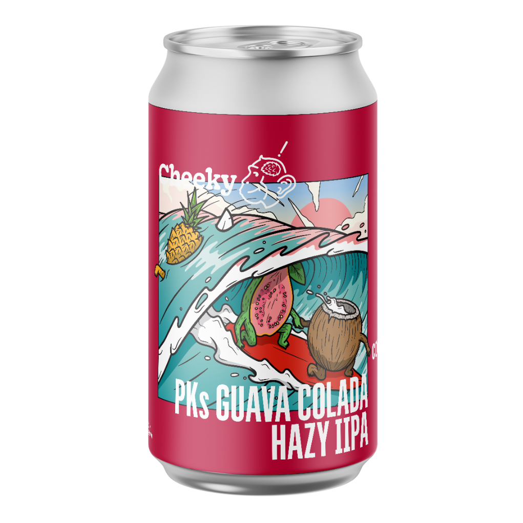 Cheeky Monkey PKs Guava Colada Hazy IIPA