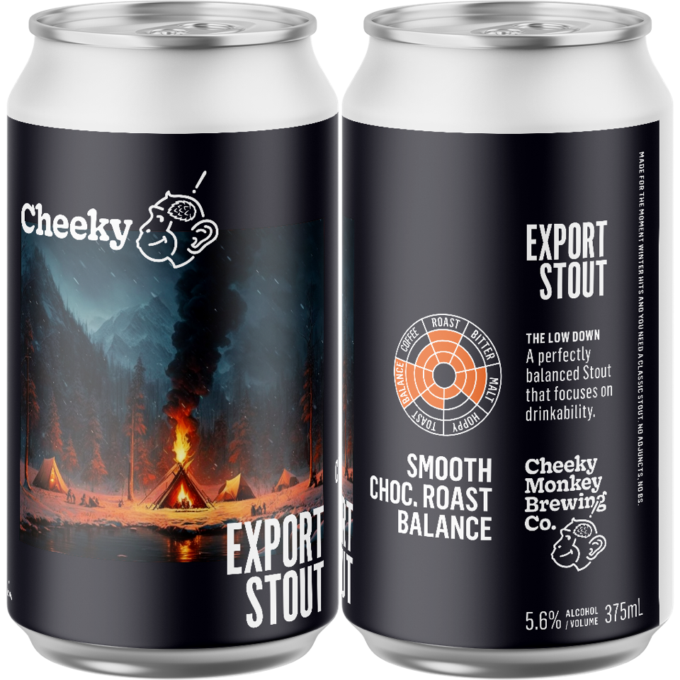 Cheeky Monkey Brewing Co - Export Stout Winter 2025 Seasonal Release