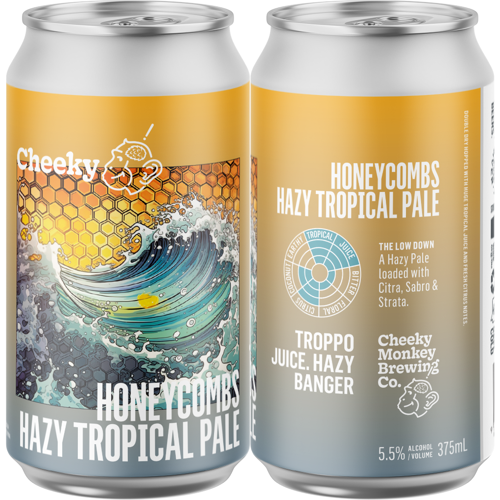Cheeky Monkey Honeycombs Hazy Tropical Pale Ale