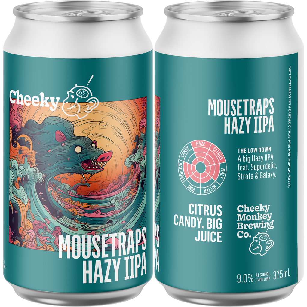 Cheeky Monkey Mousetraps Hazy IIPA