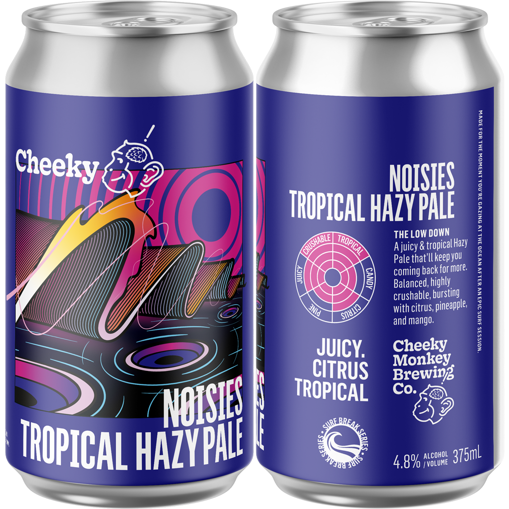 Cheeky Monkey Noisies Tropical Hazy Pale