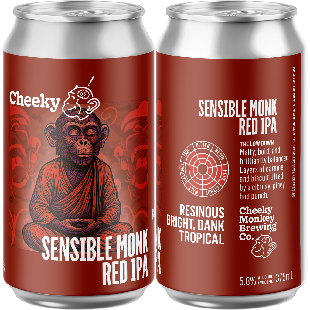 Cheeky Monkey Brewing Co - Sensible Monk Red IPA