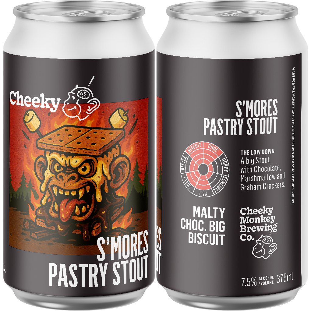 Cheeky Monkey Brewing Co - S'mores Pastry Stout