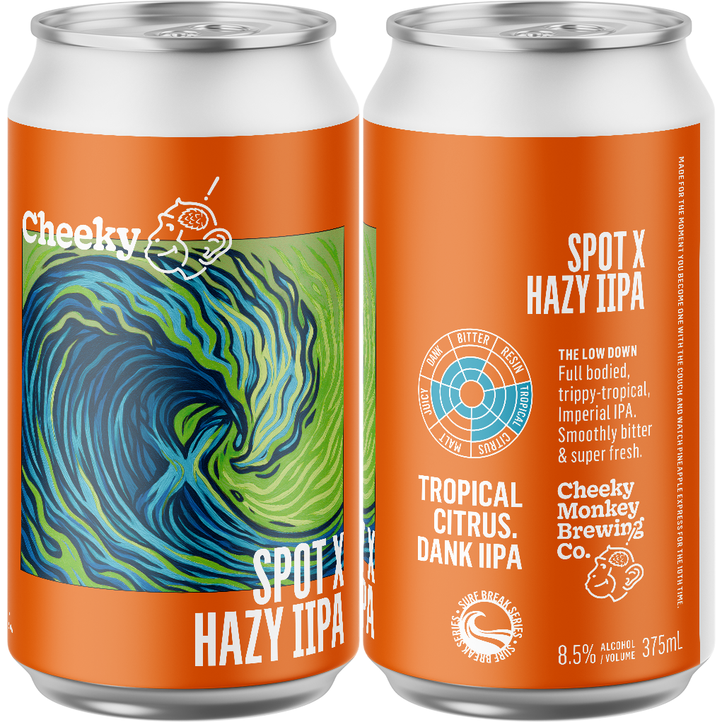 Cheeky Monkey Brewing Co - Spot X Hazy IIPA