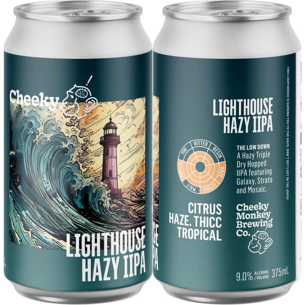 Cheeky Monkey Lighthouse Hazy IIPA