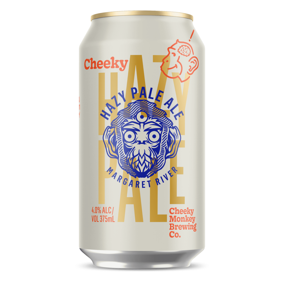 Cheeky Monkey Core Range Hazy Pale Can 375Ml 1 Single