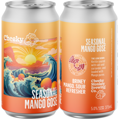 Cheeky Monkey Seasonal Mango Gose - Cheeky Monkey Brewing Co