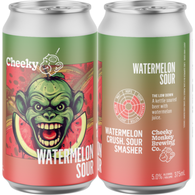 Cheeky Monkey Watermelon Sour - Cheeky Monkey Brewing Co