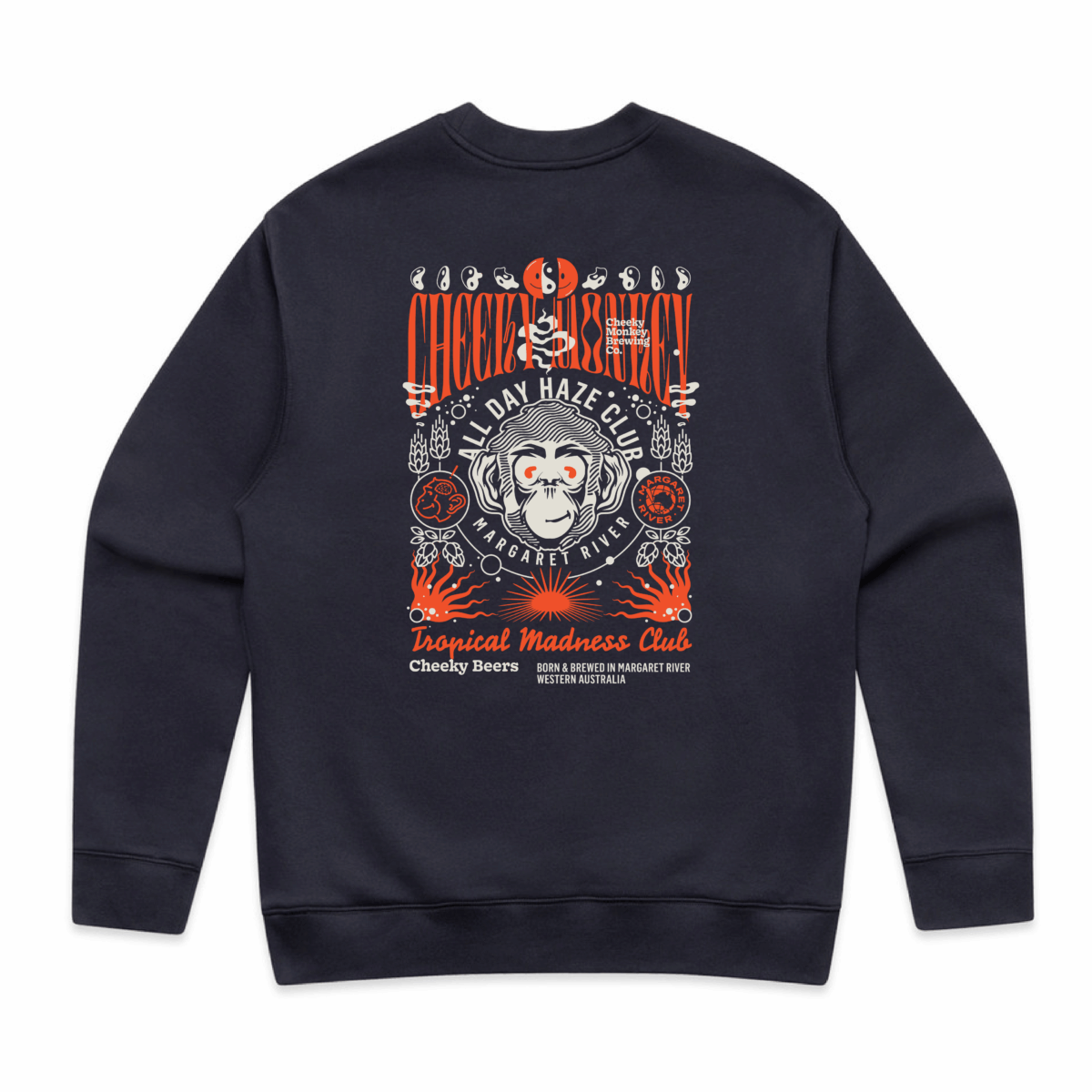 Cheeky Monkey All Day Haze Crew Jumper