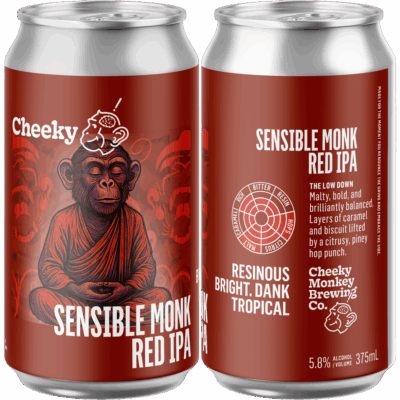 Cheeky Monkey Brewing Co - Sensible Monk Red IPA